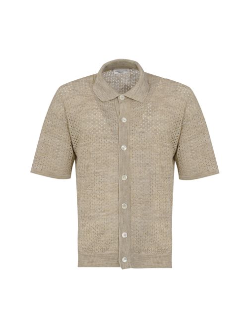 Camicia in filato di misto cotone e lino ROBERTO COLLINA | 261MYA2822523